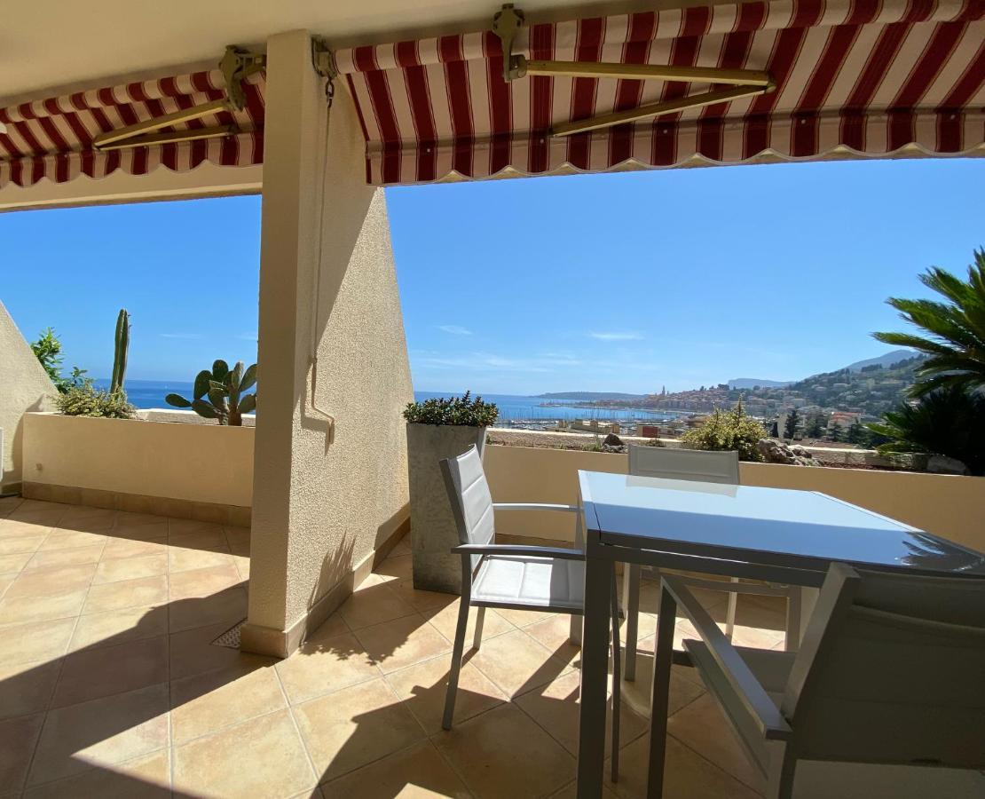 דירות מנטון Mansfield Vue Carte Postale Terrasse Piscine Calme Port A 200M A Pied מראה חיצוני תמונה